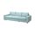VIMLE - 三人座沙發床布套, 有寬敞扶手/Saxemara 淺藍色 | IKEA 線上購物 - PE801635_S1