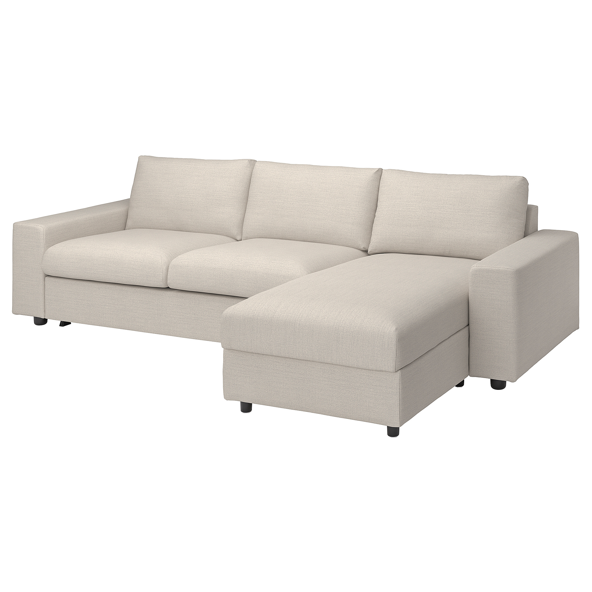 VIMLE cover 3-seat sofa-bed w chaise lng