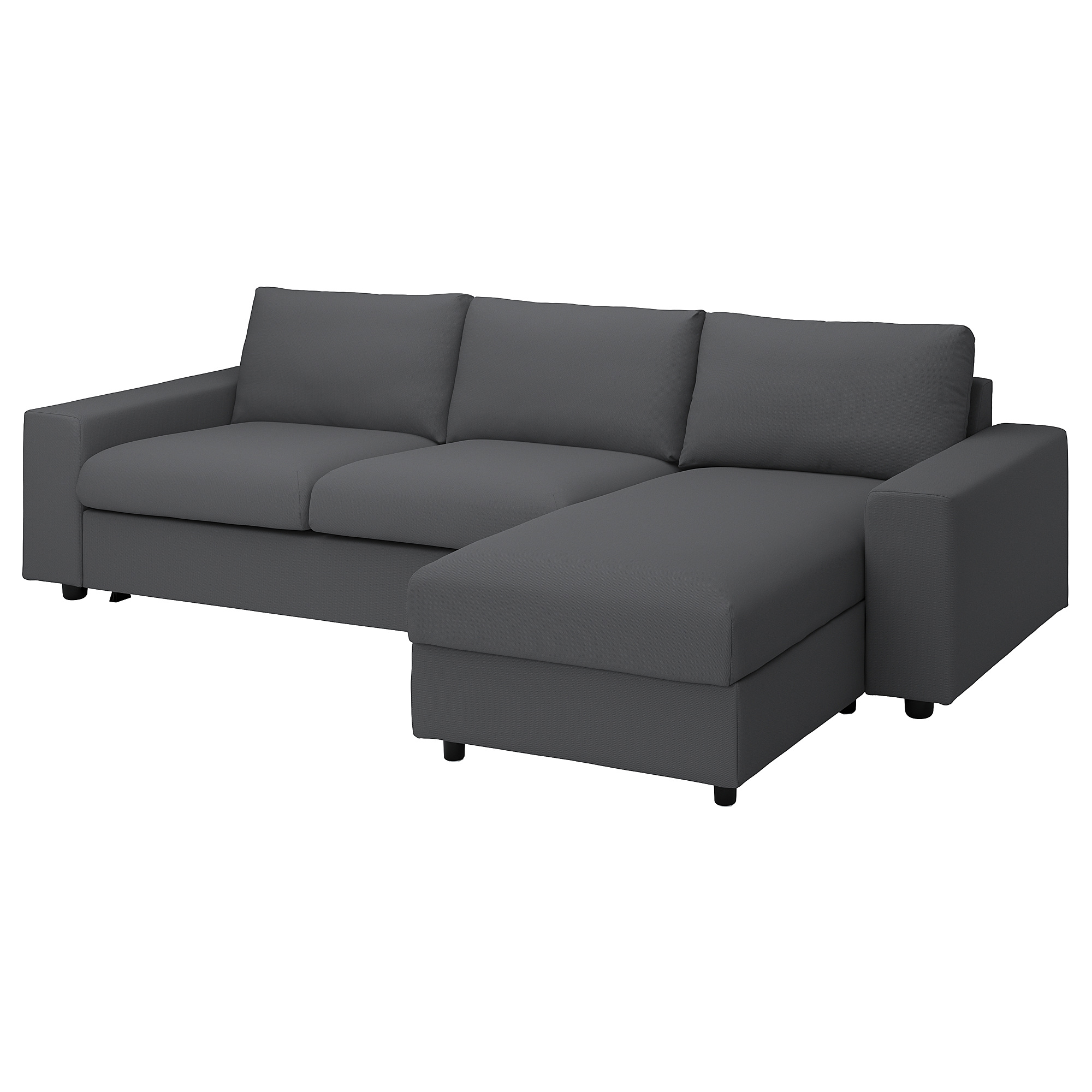 VIMLE cover 3-seat sofa-bed w chaise lng