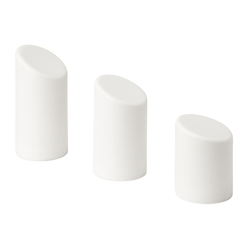 ÄDELLÖVSKOG LED block candle in/out, set of 3