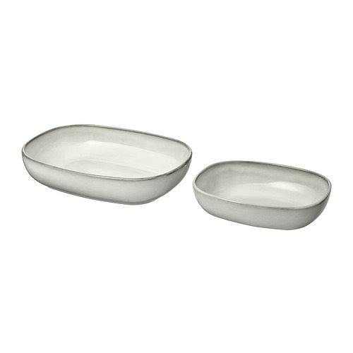 GLADELIG oven dish, set of 2