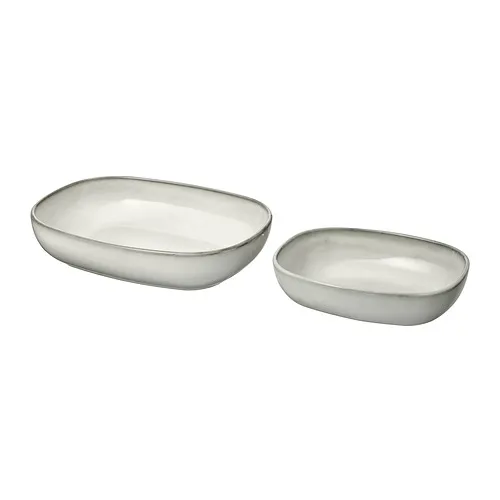 GLADELIG - oven dish, set of 2, grey, grey | IKEA Taiwan Online - PE885194_S4