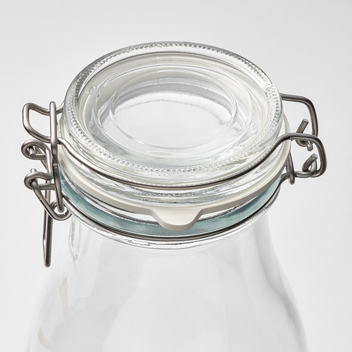 KORKEN bottle shaped jar with lid