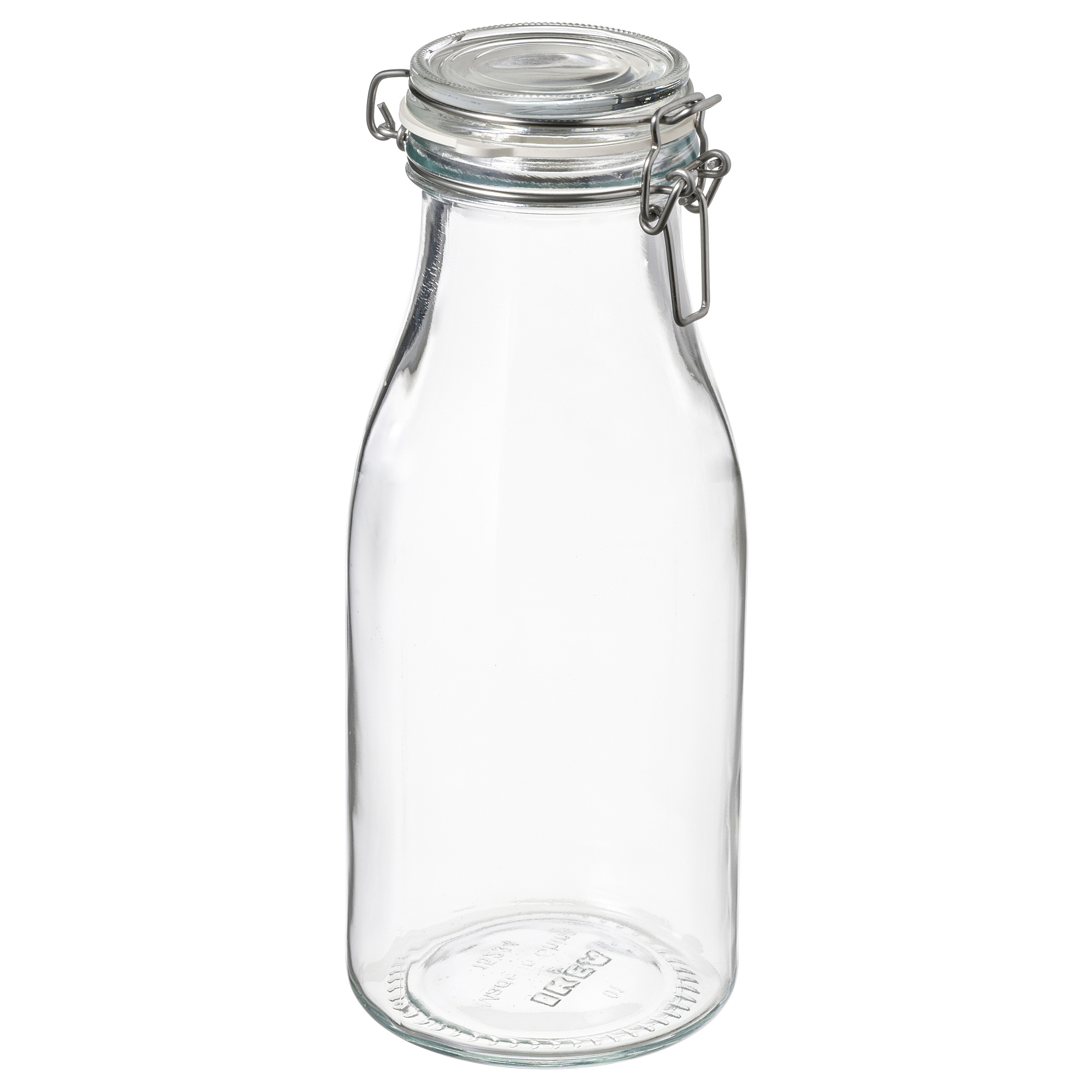 KORKEN bottle shaped jar with lid