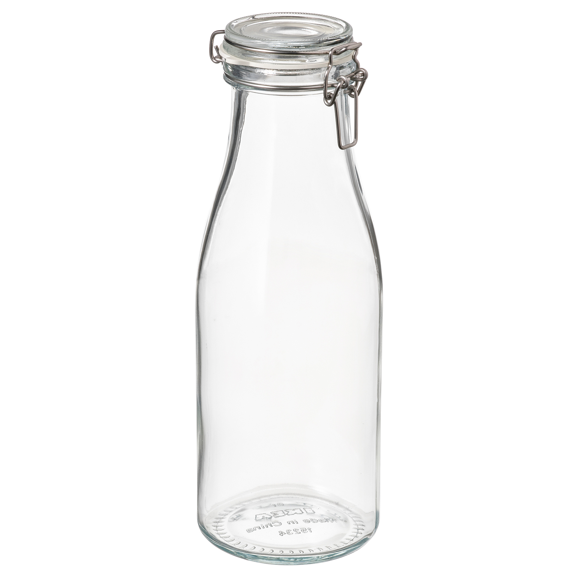 KORKEN bottle shaped jar with lid