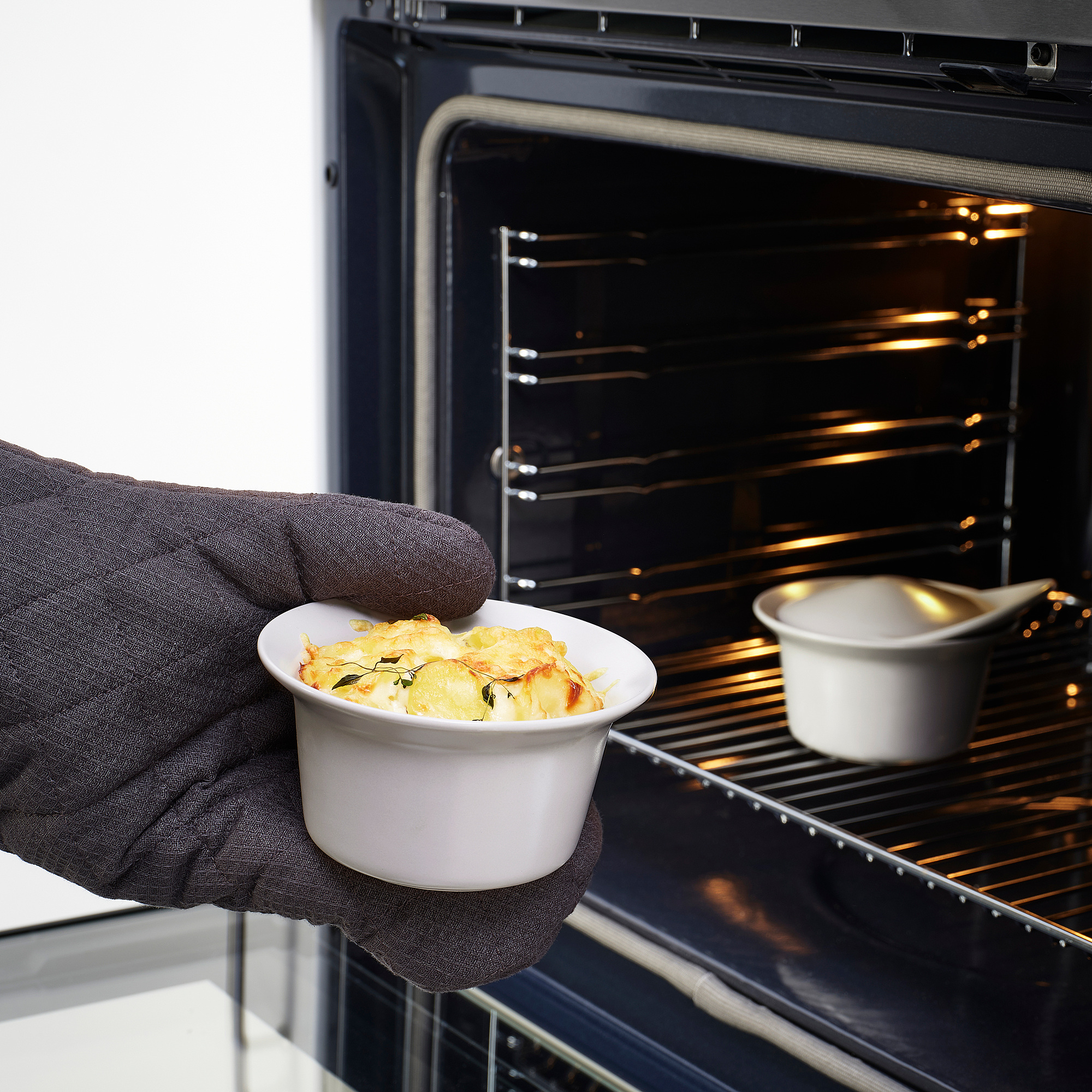 FÄRGKLAR oven/serving dish with lid