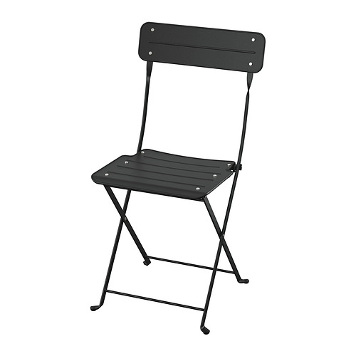 SUNDSÖ - folding chair, anthracite outdoor | IKEA Taiwan Online - PE952164_S4