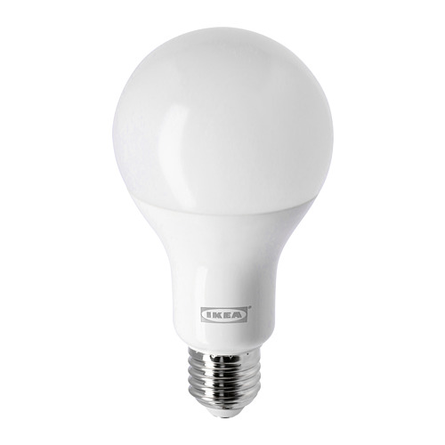 LEDARE - LED bulb E27 1521 lumen, warm dimming/globe opal white | IKEA Taiwan Online - PE747415_S4