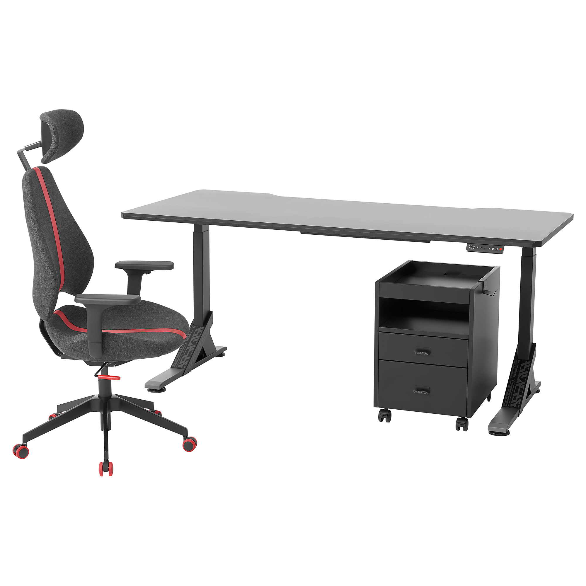 UPPSPEL/GRUPPSPEL desk, chair and drawer unit