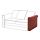 GRÖNLID - cover for armrest, Ljungen light red | IKEA Taiwan Online - PE780057_S1