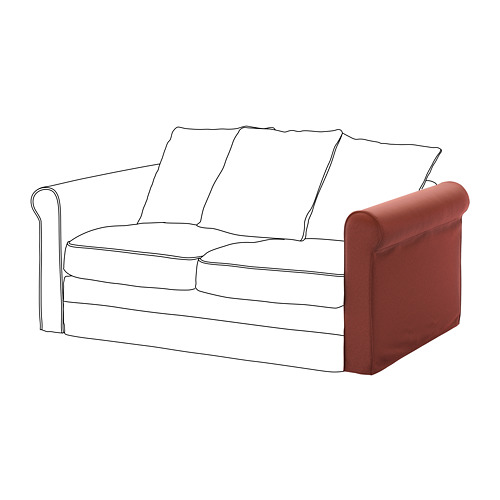 GRÖNLID - cover for armrest, Ljungen light red | IKEA Taiwan Online - PE780057_S4
