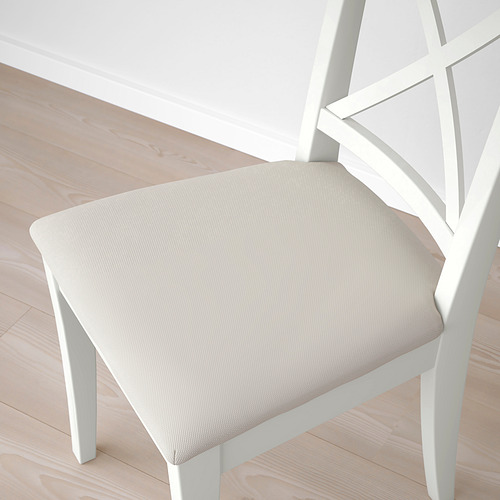 INGOLF - 餐椅, 白色/Hallarp 米色 | IKEA 線上購物 - PE846133_S4