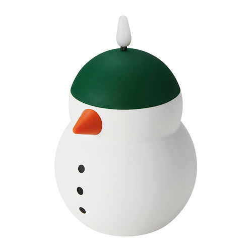 VINTERFINT - LED裝飾燈，電池式/雪人，14 公分 | IKEA 線上購物 - E1023283_S4