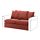 GRÖNLID - cover for 2-seat sofa-bed section, Ljungen light red | IKEA Taiwan Online - PE780151_S1