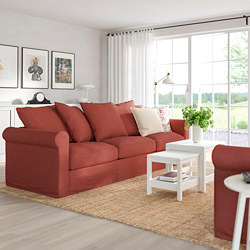 GRÖNLID - 3-seat sofa, Ljungen medium grey | IKEA Taiwan Online - PE668739_S3