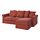 GRÖNLID - 3-seat sofa with chaise longue, Ljungen light red | IKEA Taiwan Online - PE780170_S1