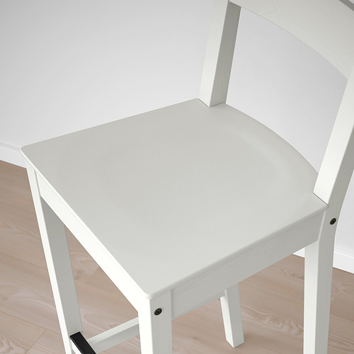 NORDVIKEN - 吧台椅附靠背, 白色 | IKEA 線上購物 - PE846177_S4