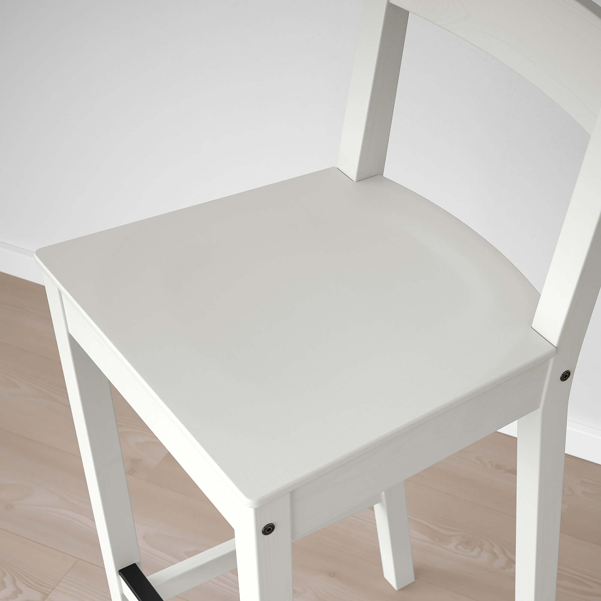 NORDVIKEN bar stool with backrest