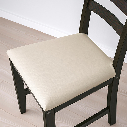 LERHAMN - 餐椅, 黑棕色/Vittaryd 米色 | IKEA 線上購物 - PE846219_S4