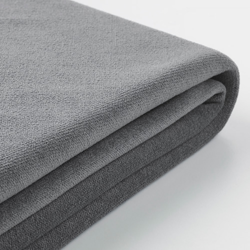 GRÖNLID - cover for 3-seat sofa-bed, Ljungen medium grey | IKEA Taiwan Online - PE666606_S4