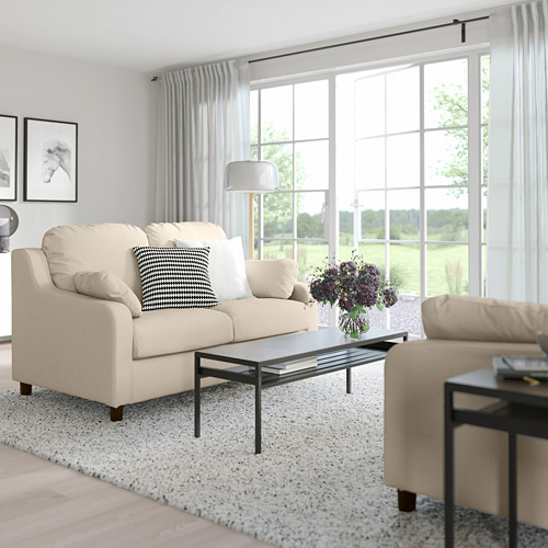 VINLIDEN - 2-seat sofa, Hakebo beige | IKEA Taiwan Online - PE780207_S4