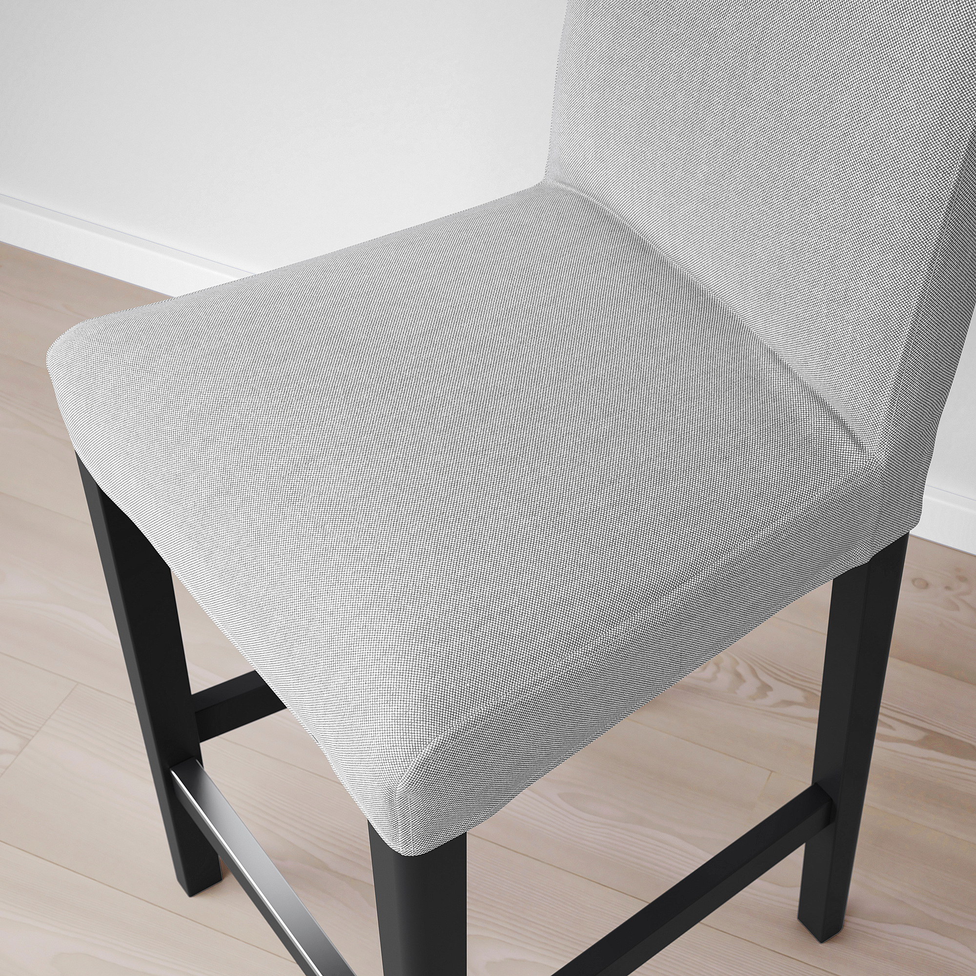 BERGMUND bar stool with backrest