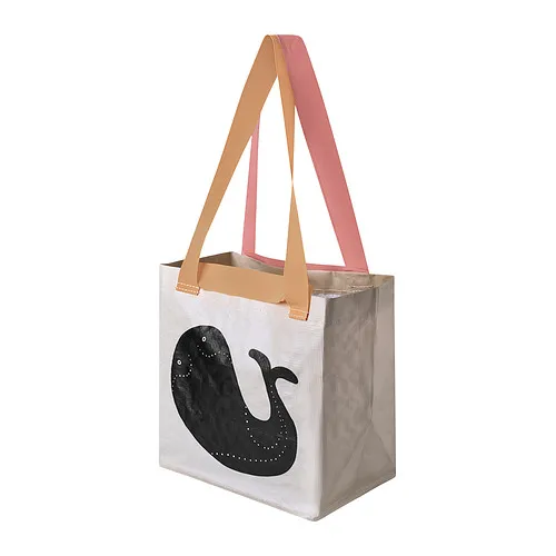 ROMELSÖN - carrier bag, whale pattern, 27x18x27 cmx13 l | IKEA Taiwan Online - E1023393_S4