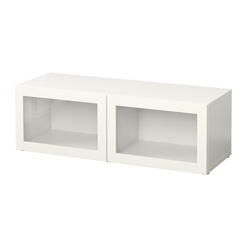 BESTÅ shelf unit with glass doors