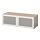 BESTÅ - shelf unit with glass doors, white stained oak effect/Glassvik white/frosted glass | IKEA Taiwan Online - PE537346_S1