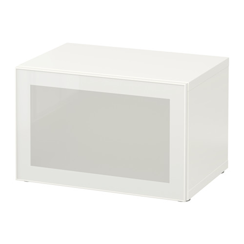 BESTÅ - shelf unit with glass door, white/Glassvik white/frosted glass | IKEA Taiwan Online - PE537375_S4