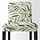 BERGMUND - bar stool with backrest, black/Fågelfors multicolour | IKEA Taiwan Online - PE846386_S1