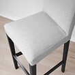 BERGMUND bar stool with backrest