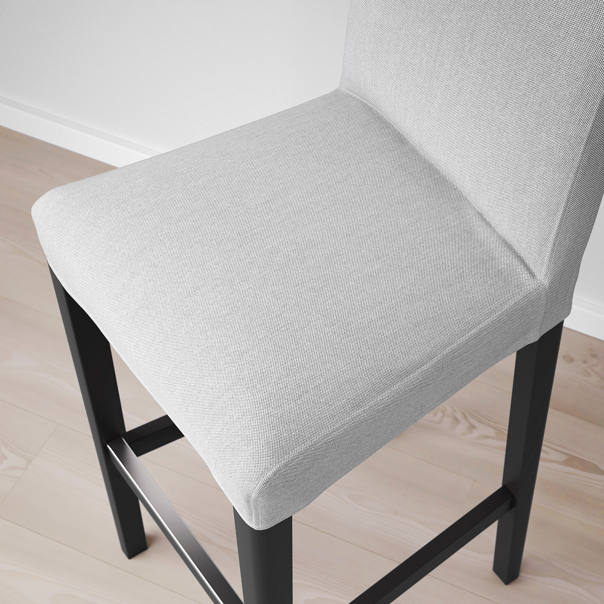 BERGMUND bar stool with backrest