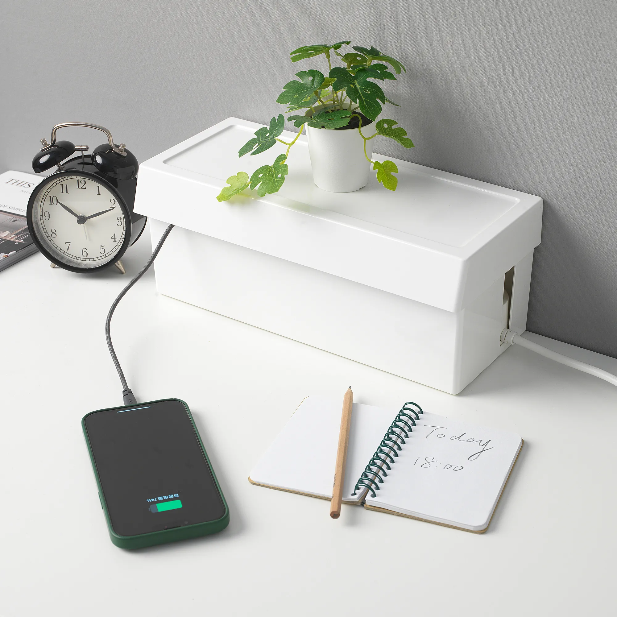 SÄTTING 附蓋電線收納盒