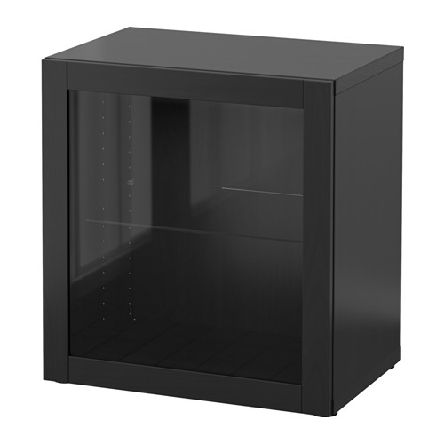 BESTÅ - shelf unit with glass door, Sindvik black-brown | IKEA Taiwan Online - PE537316_S4