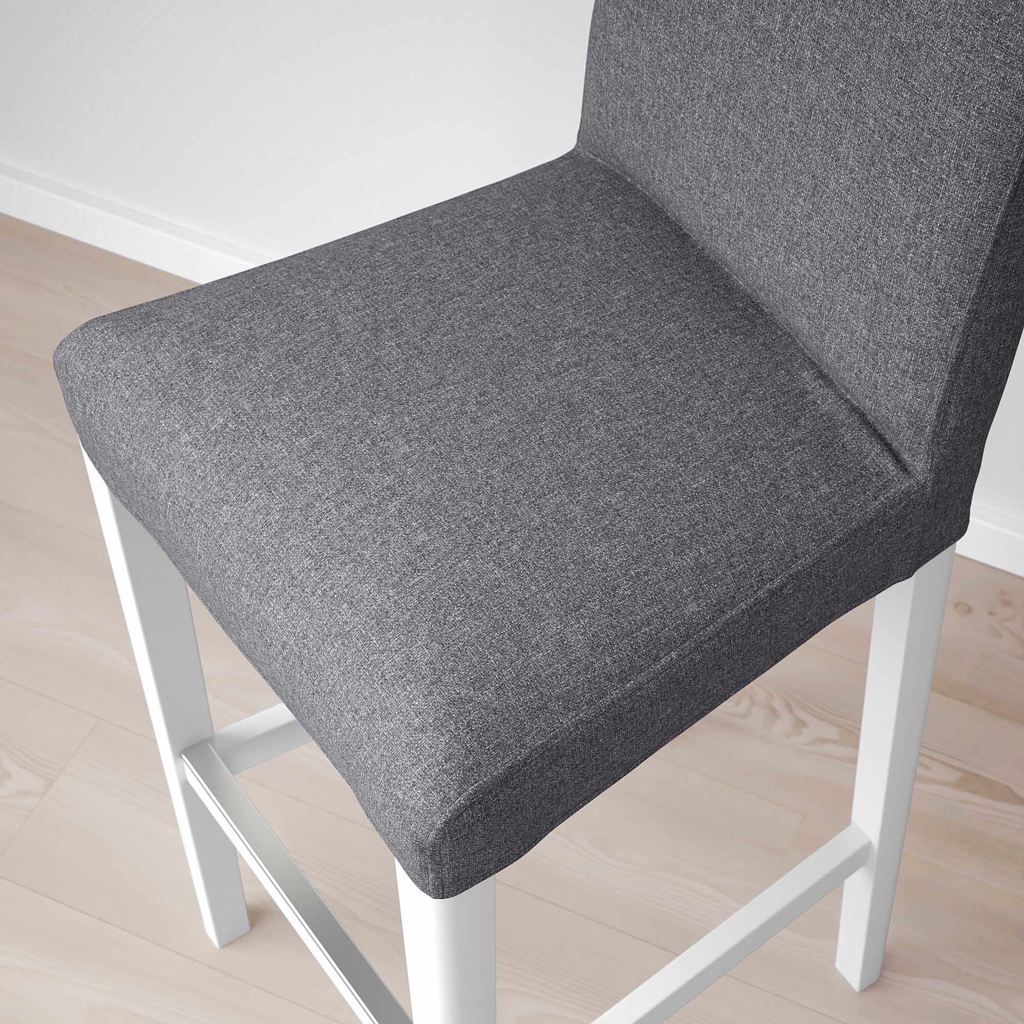 BERGMUND bar stool with backrest