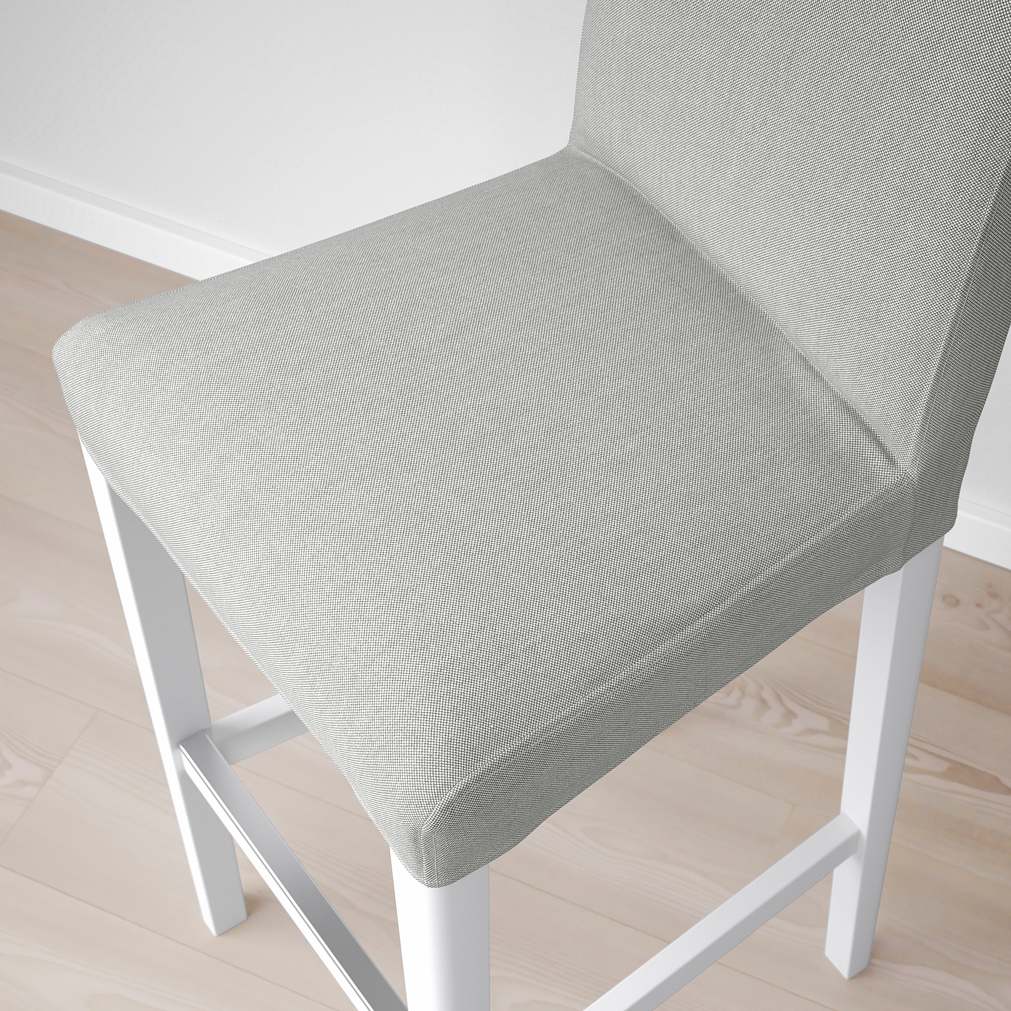 BERGMUND bar stool with backrest