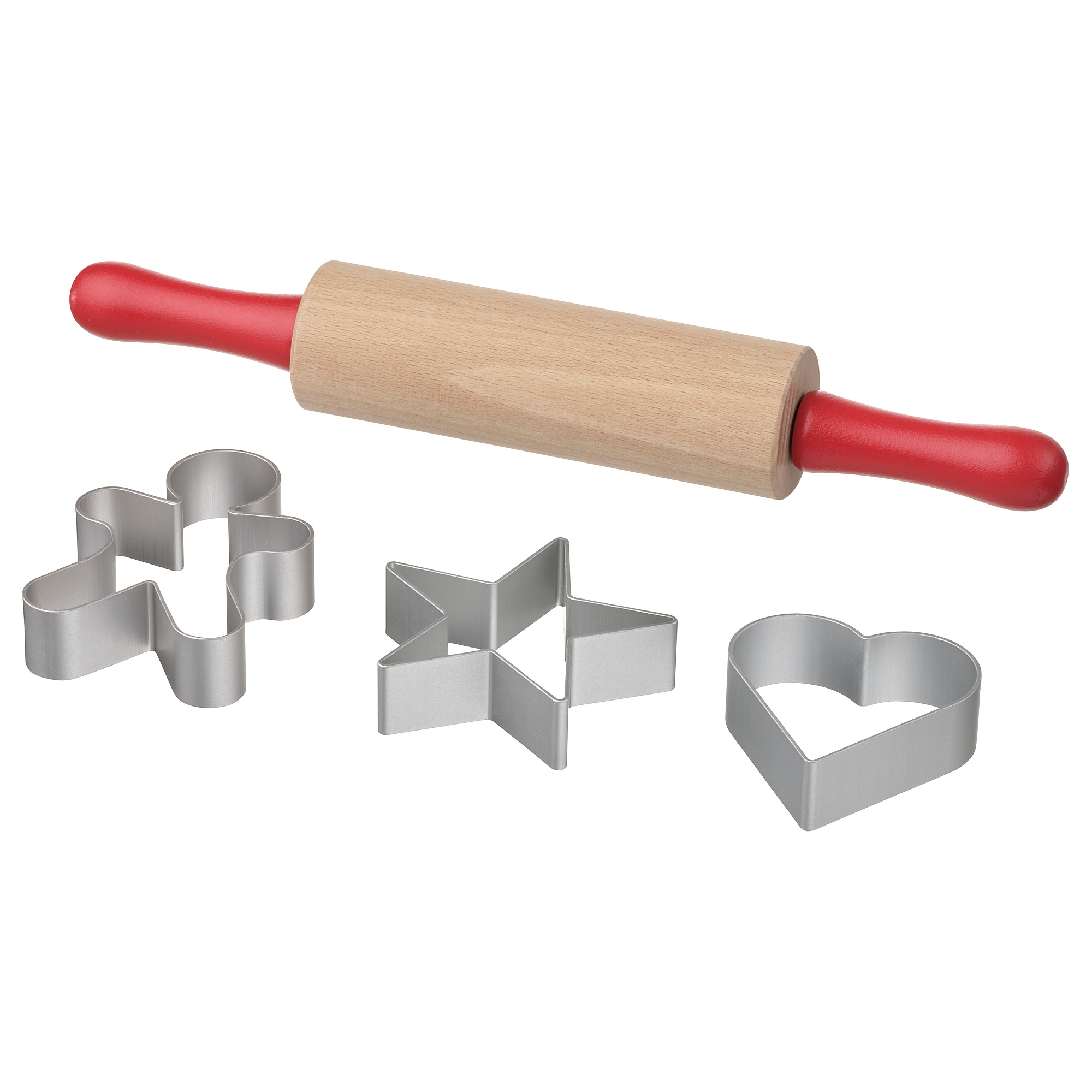 MÅLA 4-piece modelling dough toolset