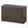 BESTÅ - shelf unit with door, black-brown/Selsviken high-gloss/brown | IKEA Taiwan Online - PE537208_S1