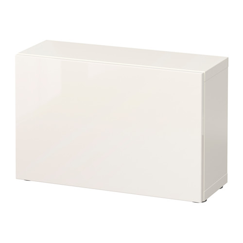 BESTÅ - shelf unit with door, white/Selsviken high-gloss/white | IKEA Taiwan Online - PE537213_S4