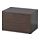 BESTÅ - shelf unit with door, black-brown/Selsviken high-gloss/brown | IKEA Taiwan Online - PE537179_S1