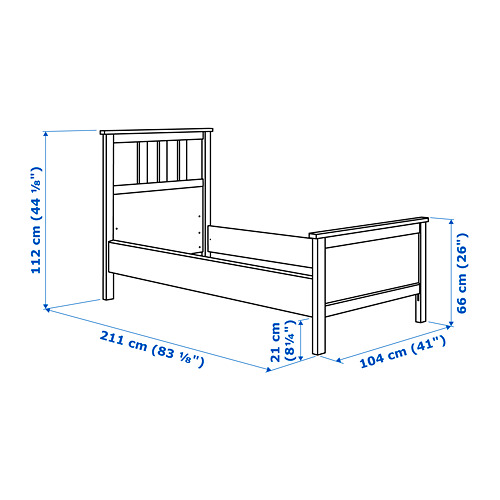 HEMNES bed frame