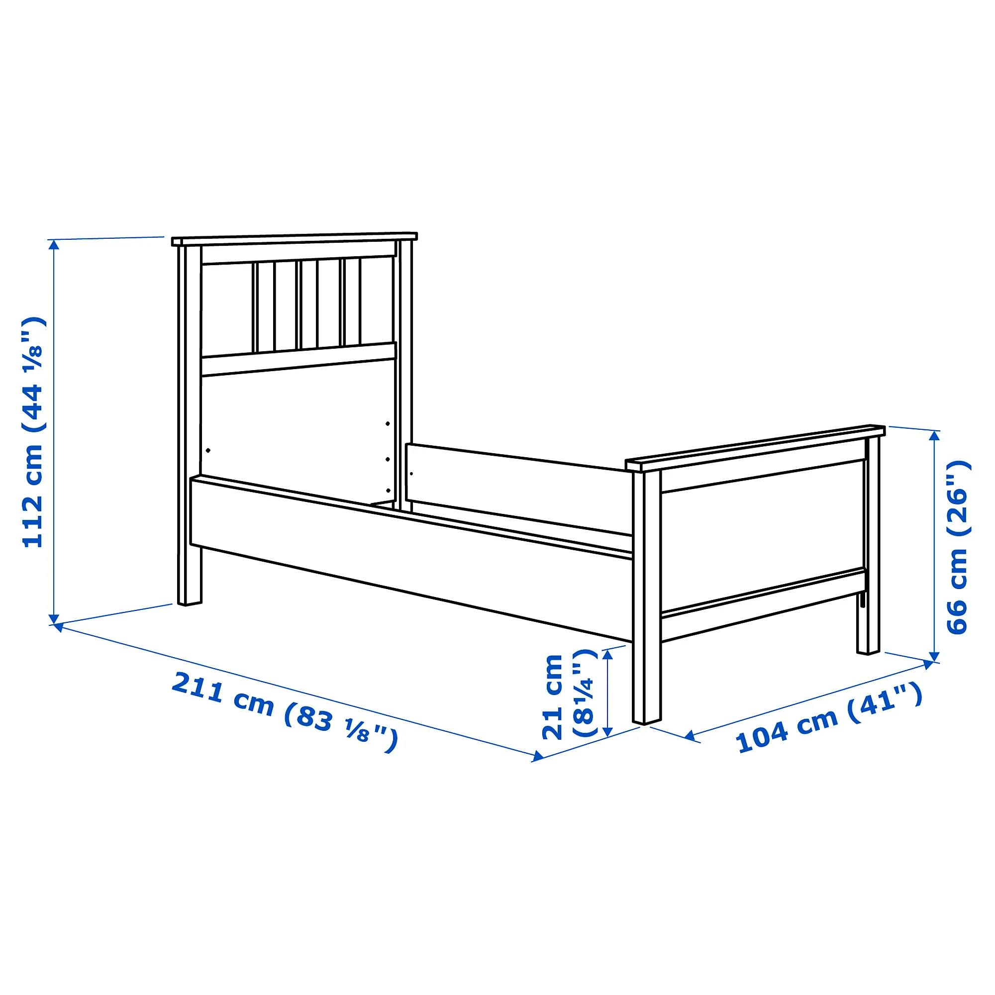 HEMNES 床框