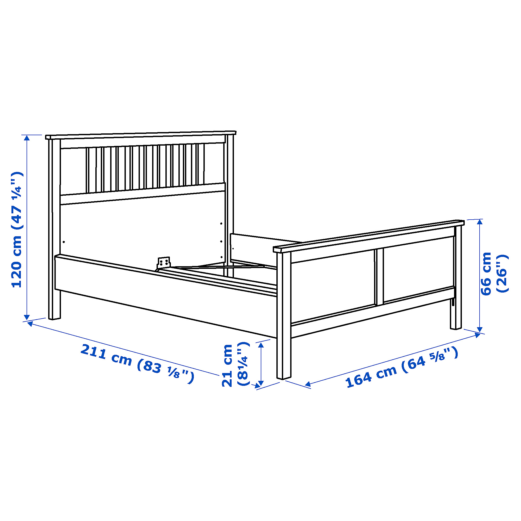 HEMNES 床框