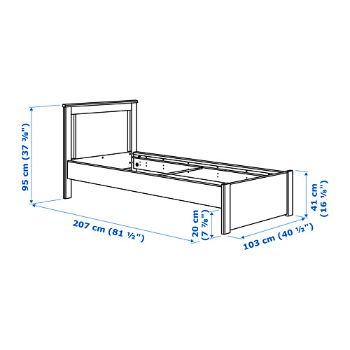 SONGESAND bed frame