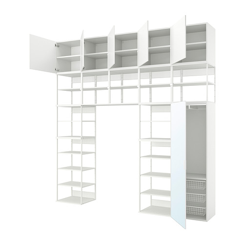 PLATSA wardrobe w 6 doors