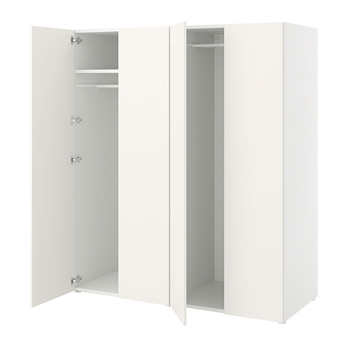 PLATSA wardrobe with 4 doors