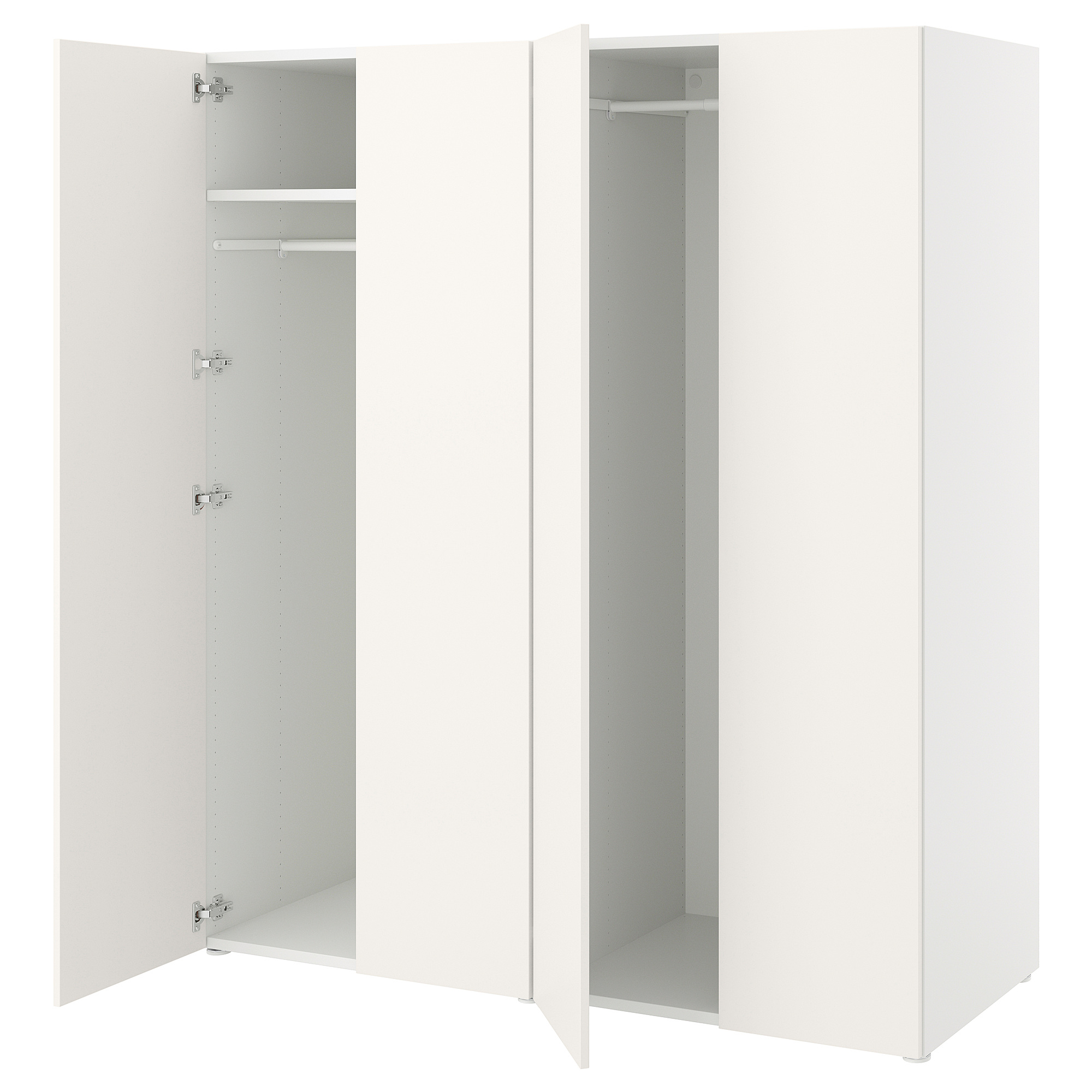 PLATSA wardrobe with 4 doors