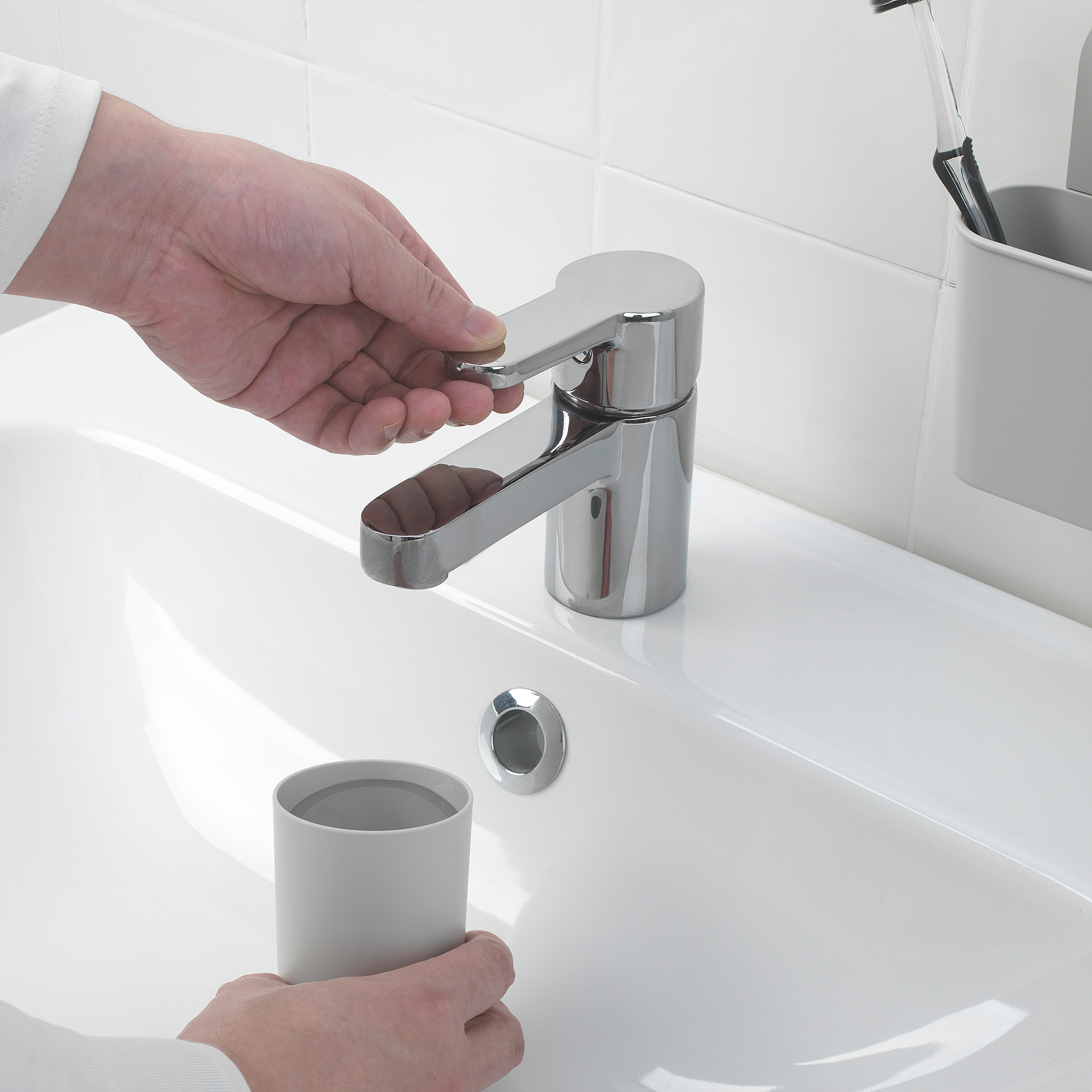 RÅNEN toothbrush holder with suction cup