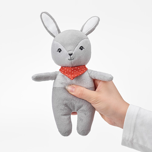 GULLIGAST - squeaky soft toy, grey/red | IKEA Taiwan Online - PE802280_S4